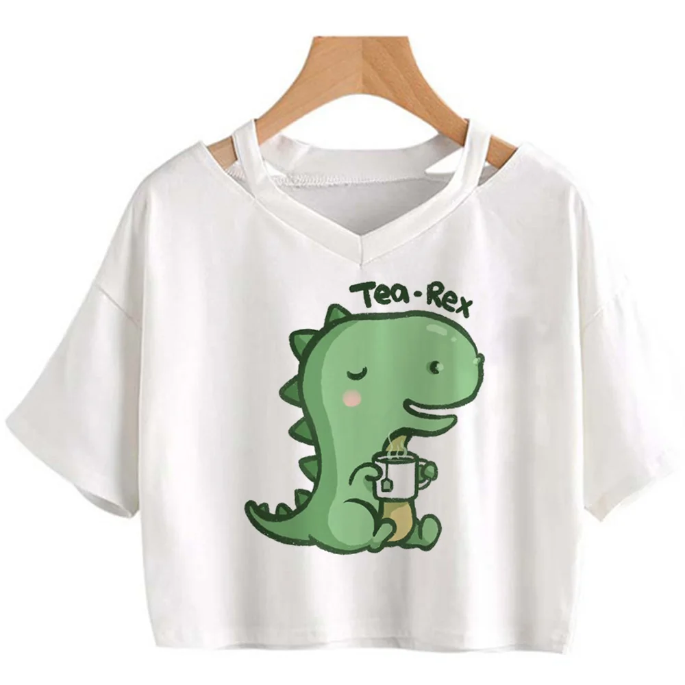 Trex Tea T-Shirt Donna Harajuku Manga Summer Tshirt Girl Harajuku Abbigliamento