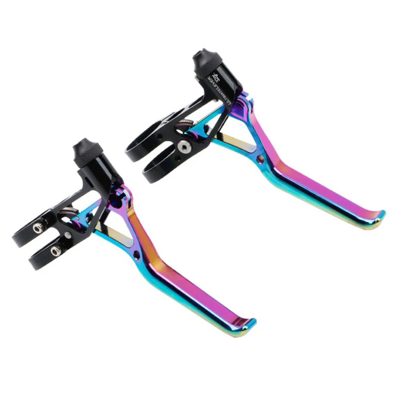 Leva Freno Bici Pieghevole Ultraleggera Per Bici Brompton Mtb 14 16 20 Pollici Leva Freno Manubrio Bici Pieghevole Placcatura Colore