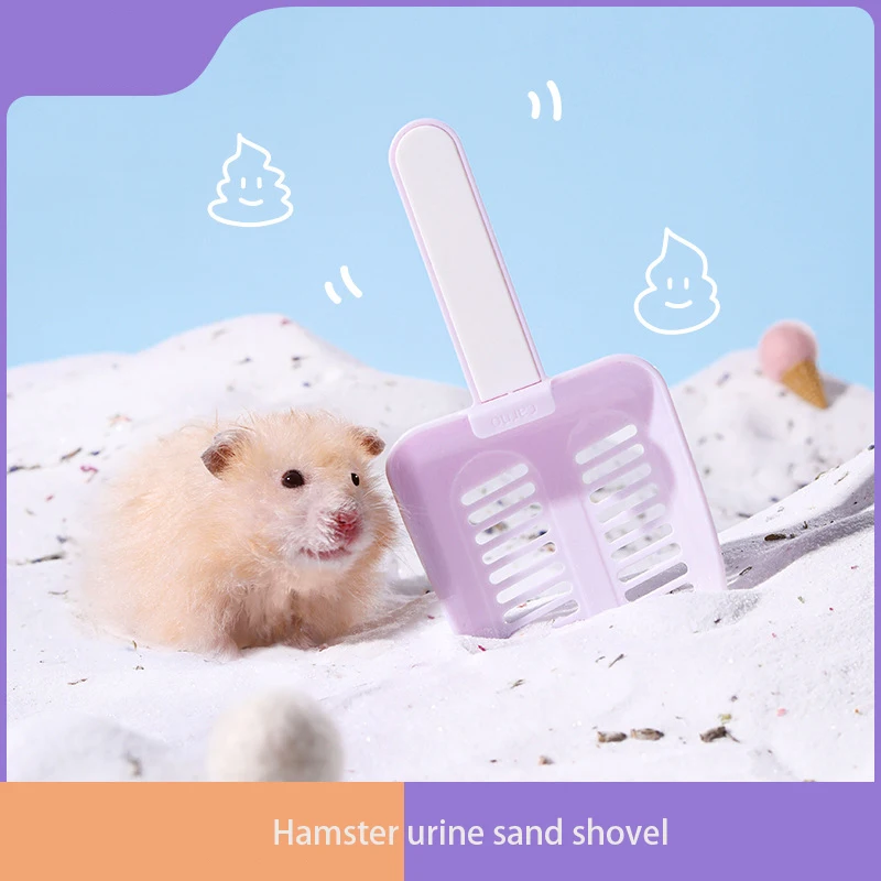 Resina Strumento Per La Pulizia Del Criceto Escrementi Piccolo Scoop Dragon Cat Golden Silk Bear Flower Branch Rat Urine Toilet Bathing Sand Pala