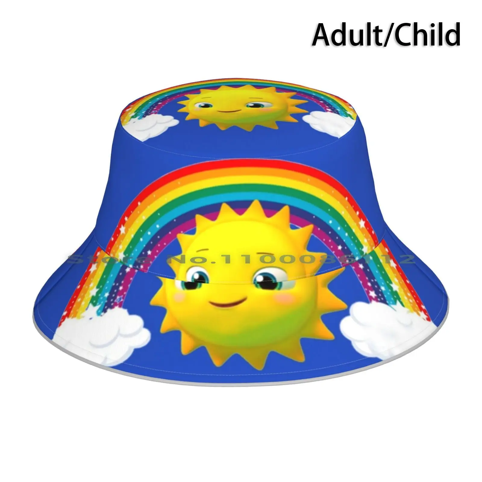 Happy Kids Sunshine Bucket Hat Sun Cap Grizzy E The Lemmings Grizzly E Lemming Grizzy Bear Kids Tv Baby And Kids Happy
