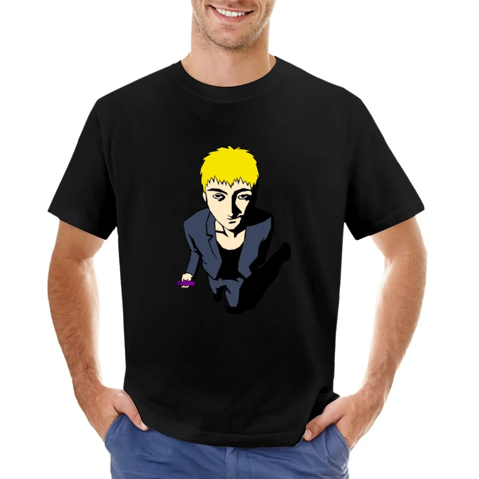 Gto Onizuka Great Teacher Onizuka T-Shirt New Edition T Shirt T-Shirts Man Vintage T Shirt Plain Black T Shirts Men