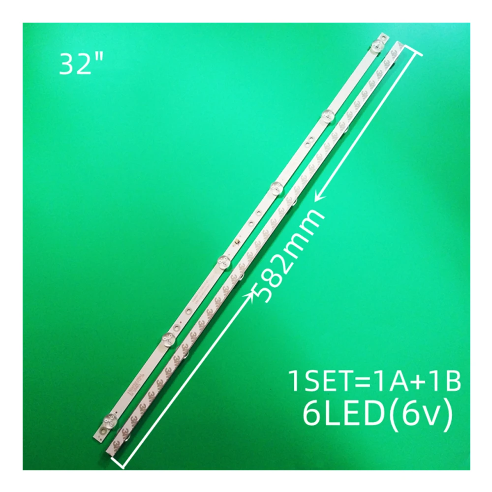 Striscia Di Retroilluminazione A Led Per Panasonic Tx-32Fr250K 32 Phs4062/60 32 Phs4012/12 Toshiba 32 S2855Ec 32 Phs4062 Daewoo Muslimate