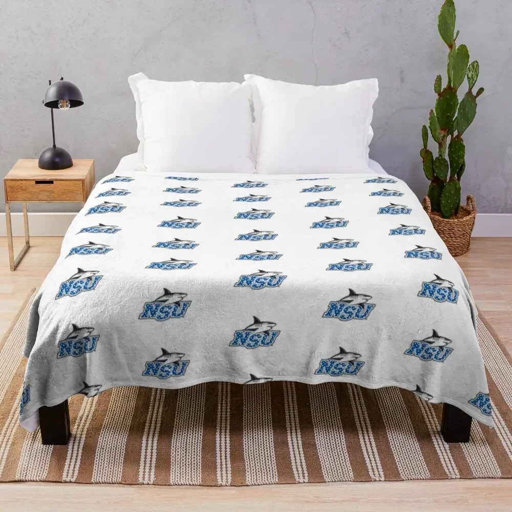 Nsu Sharks Coperta A Pois Fluffy Fluffy Shaggy Tourist Per Coperte Da Divano