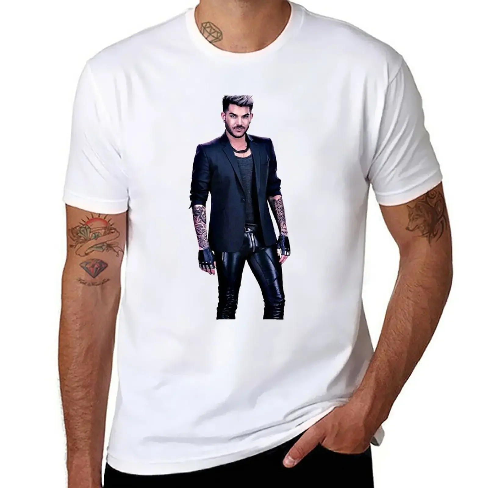 Adam Lambis T-Shirt Kawaii Clothes Funnys Mens Clothes