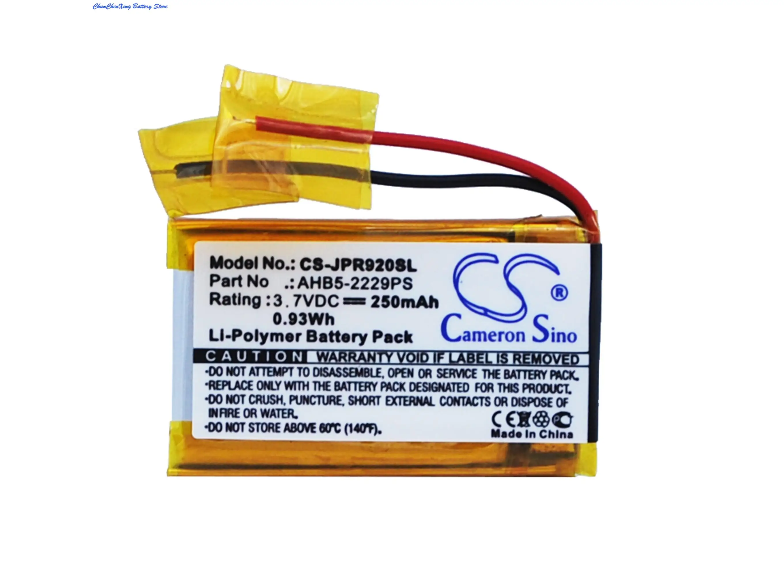 Batteria 250Mah Ahb512229Ps Per Jabra Pro 900, 920, 923, 930, 935