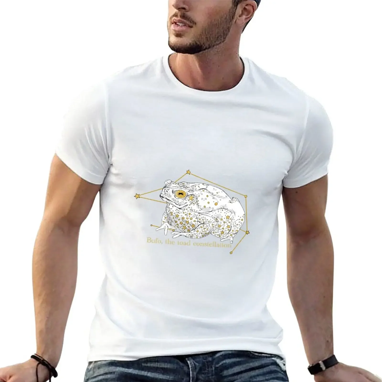 Bufo, The Toad Constellation T-Shirt Vintage Anime New Edition Camicie Da Allenamento Da Uomo