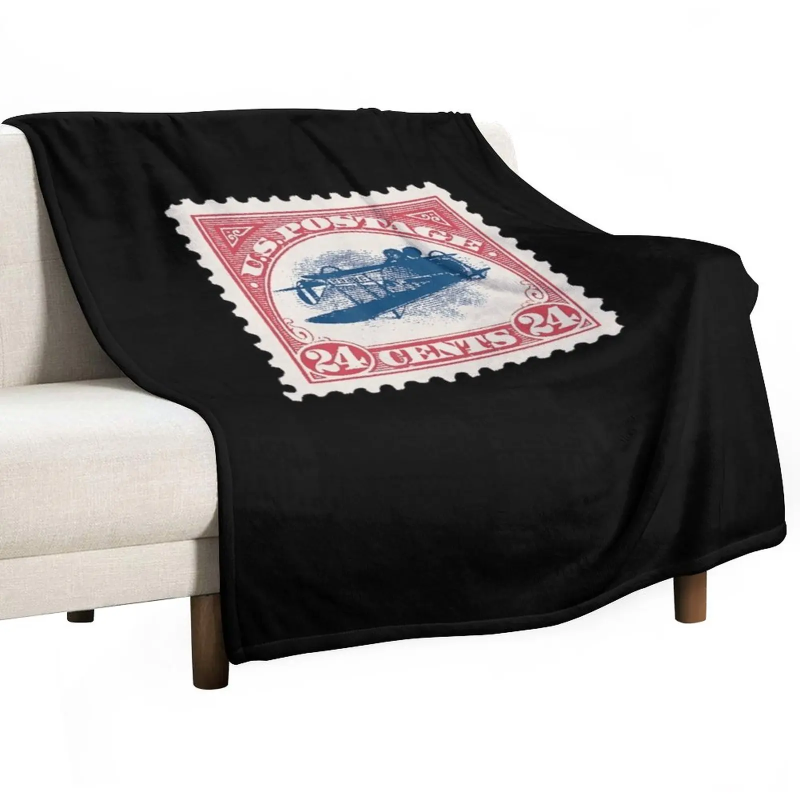 Timbri Jenny Invertiti 24 Cent Rare 1918 Us Affrancatura Timbro Coperta Coperta Trapuntata Coperta Termica