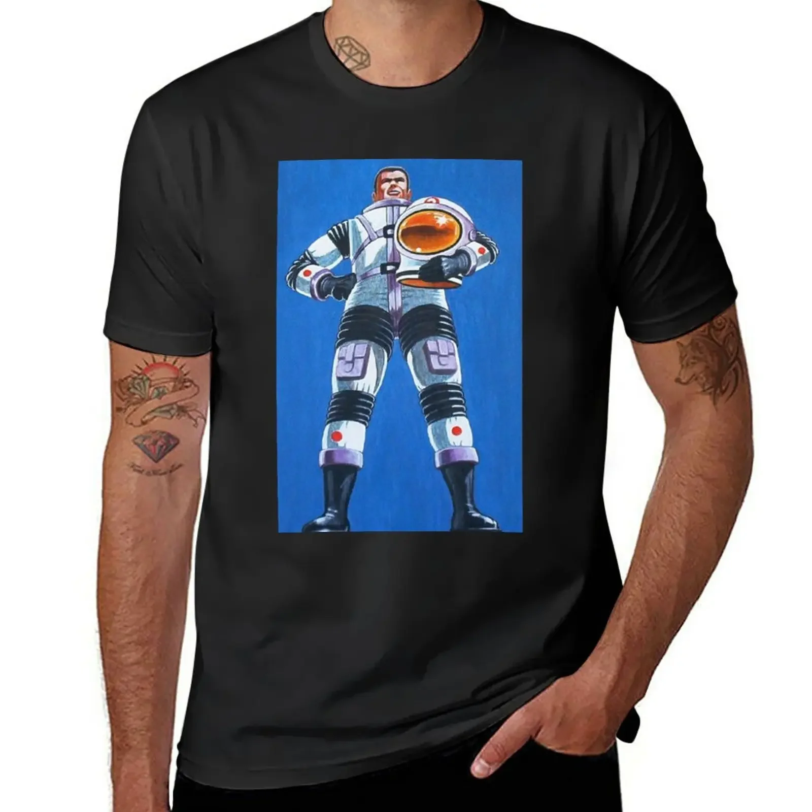 Major Matt Mason T-Shirt Kawaii Clothes Customizeds Tees Plain White T-Shirt Uomo
