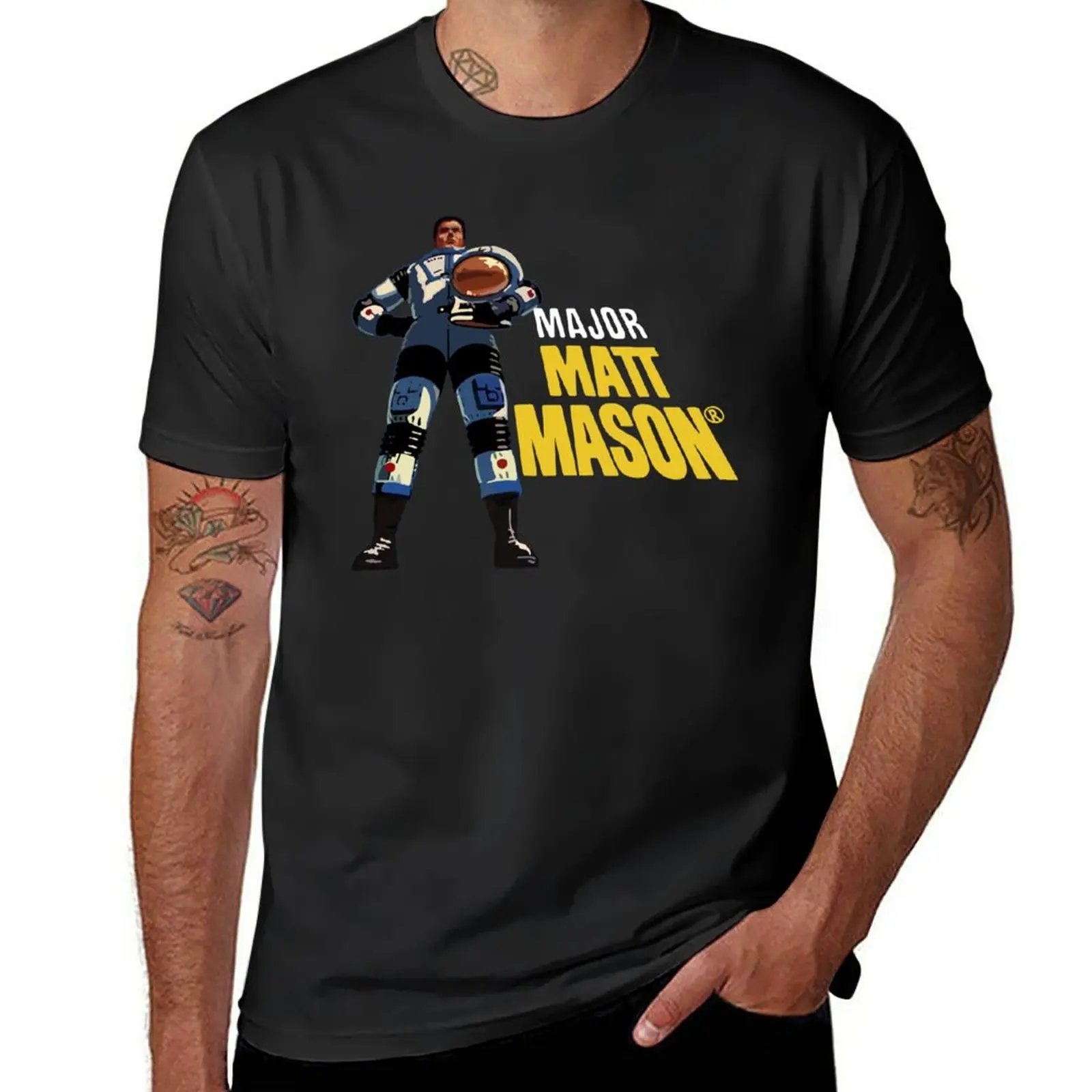 New Major Matt Mason T-Shirt Magliette Vuote T-Shirt Magliette Corte Per Uomo Pack