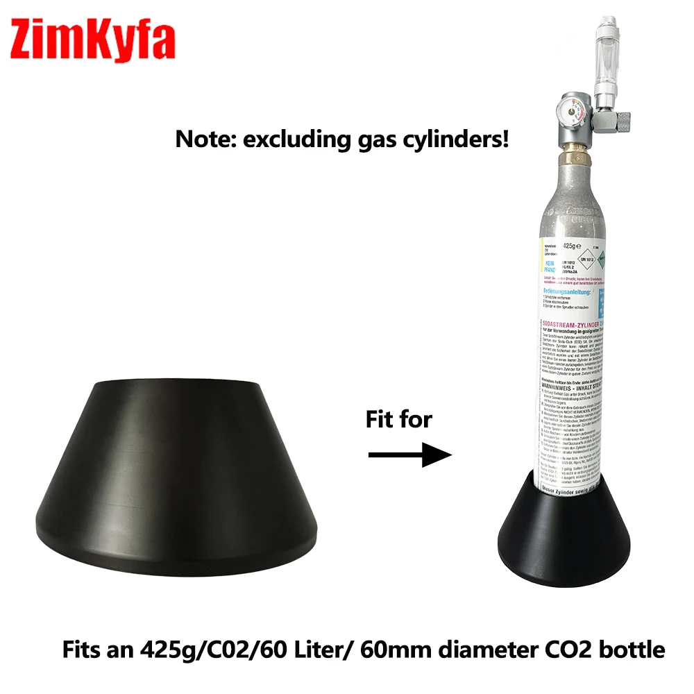 Supporto Per Bottiglia Di Co2 Base Fit Sodastream Sodastar Serbatoio Cilindrico Da 60Mm Per Acquario Sistema Di Co2 Adattatore Per Fertilizzante Sicur