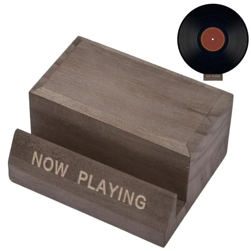 Album Premium Vinyl Record Stand Vinylrecord Stand In Legno Ora Giocando Lp Storage Stand Compatibili Per Vinyls Cds Lps