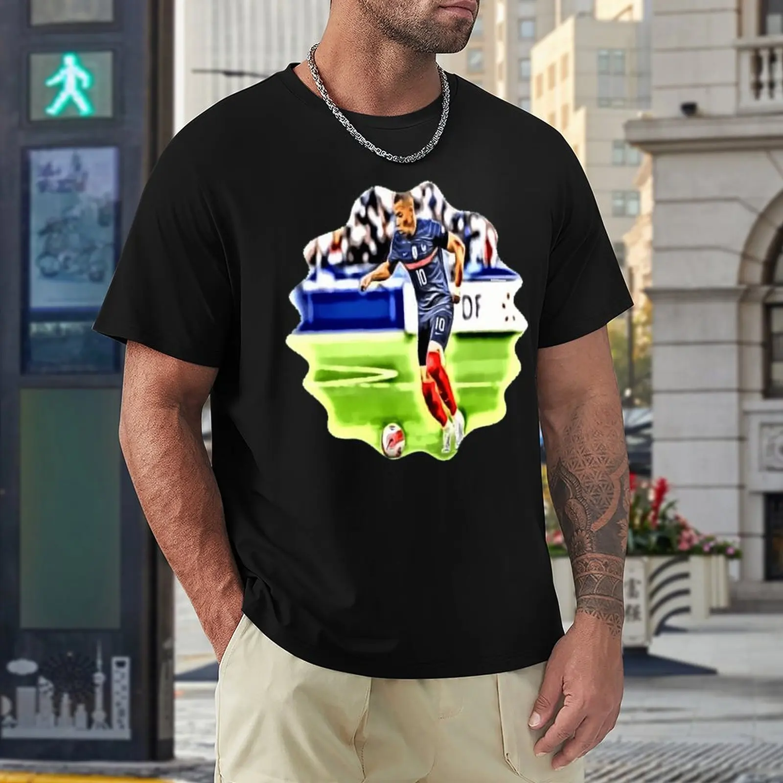 Mbappe E Mbappé Kylian France Football Team Soccer 6 Top Tee Novità Di Alta Qualità Move Activity Competition Eur Size