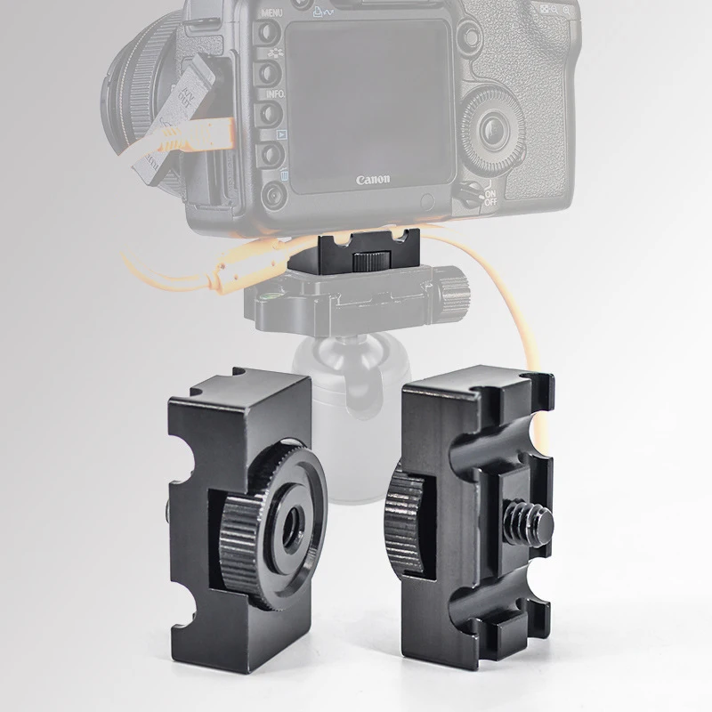 Mini Tether Dslr Camera Digital Usb Cable Lock Clip Morsetto Protector Mount To Camera Treppiede Piastra A Sgancio Rapido Cavo Tethering