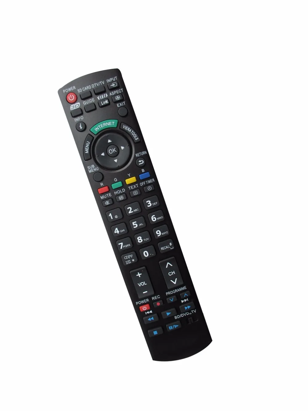 Telecomando Per Panasonic Tx-P42V10E Tx-P42G15E Tx-L37V10E Tx-L32V10E Tx-L37G15E Tx-P54Z11E Tx-P46Z11E Tx-P50V10E Lcd Hdtv Tv