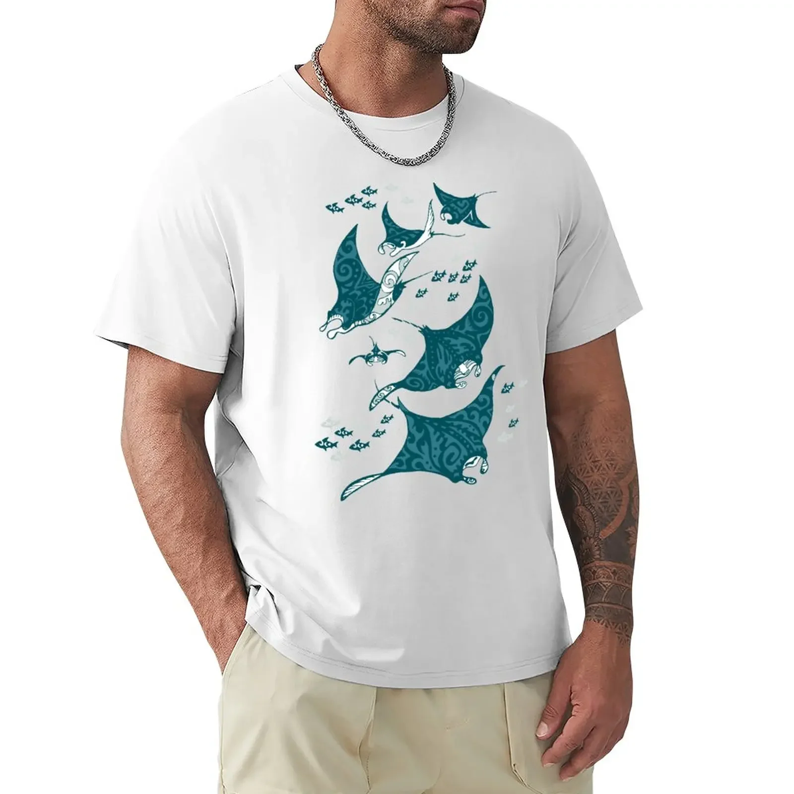 T-Shirt Manta Ray Customs Progetta La Tua Grafica Magliette Semplici Da Uomo