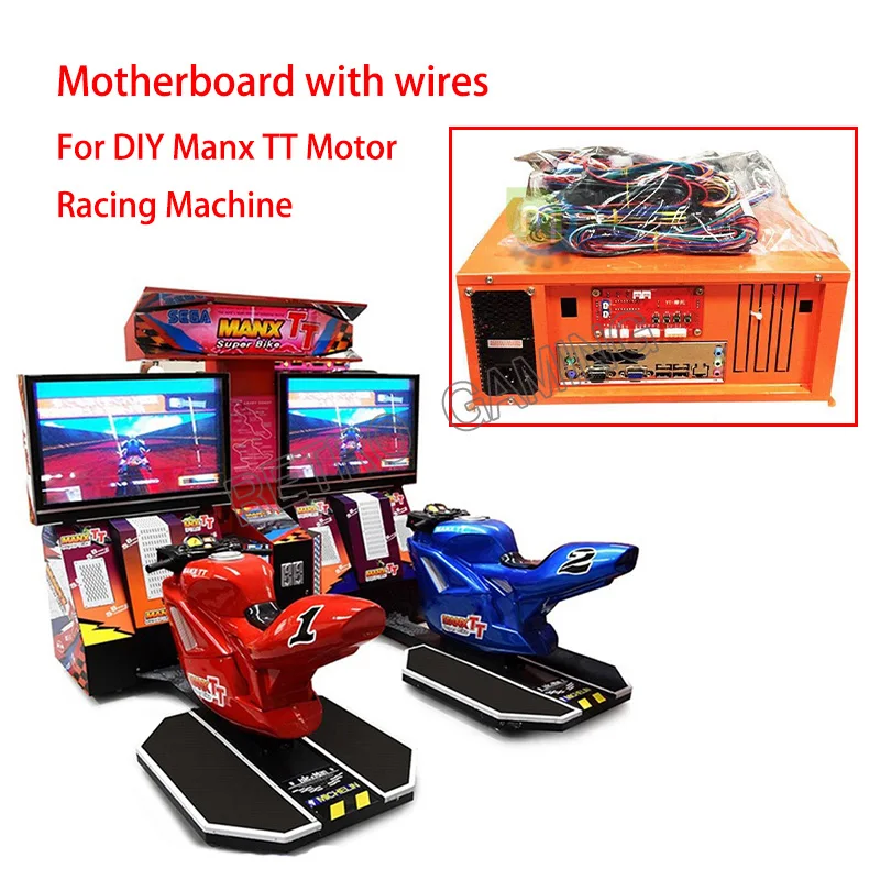 Super Bike Isle Of Man Tt Motor Arcade Racing Machine Kit Fai Da Te Arcade Gioco Di Guida A Gettoni Scheda Madre E Simulatore Di Cavi