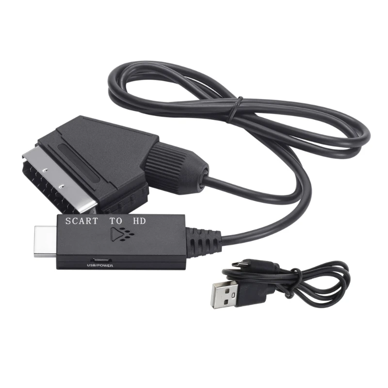 Cavo Convertitore Compatibile Da Scart A Porta Usb Basso Consumo Energetico