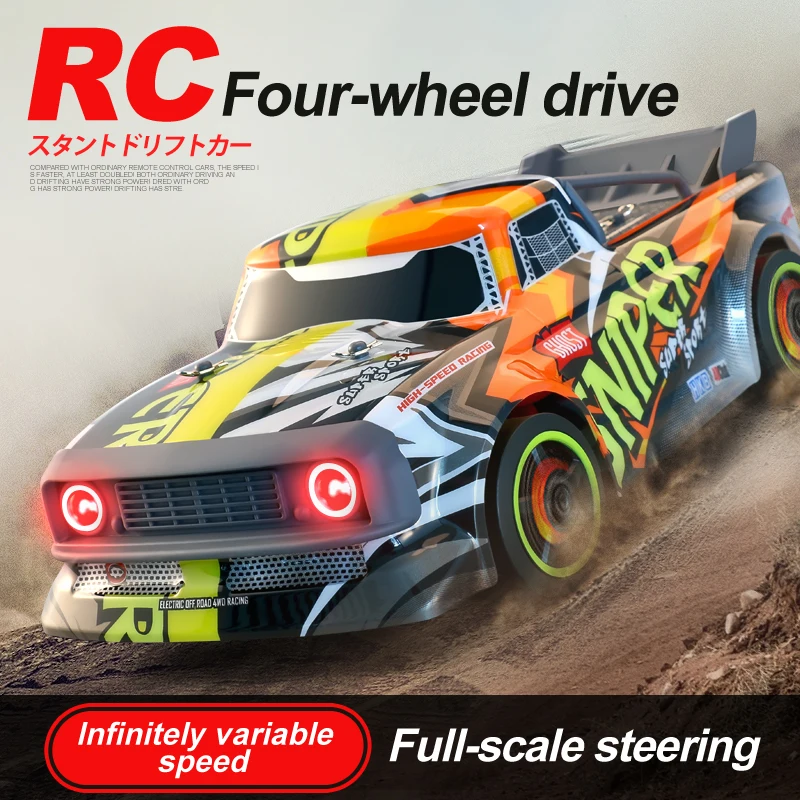 2.4G Racing Rc Car 30 Km/H 4Wd Electric High Speed Car Off-Road Drift Giocattoli Telecomandati Per Bambini