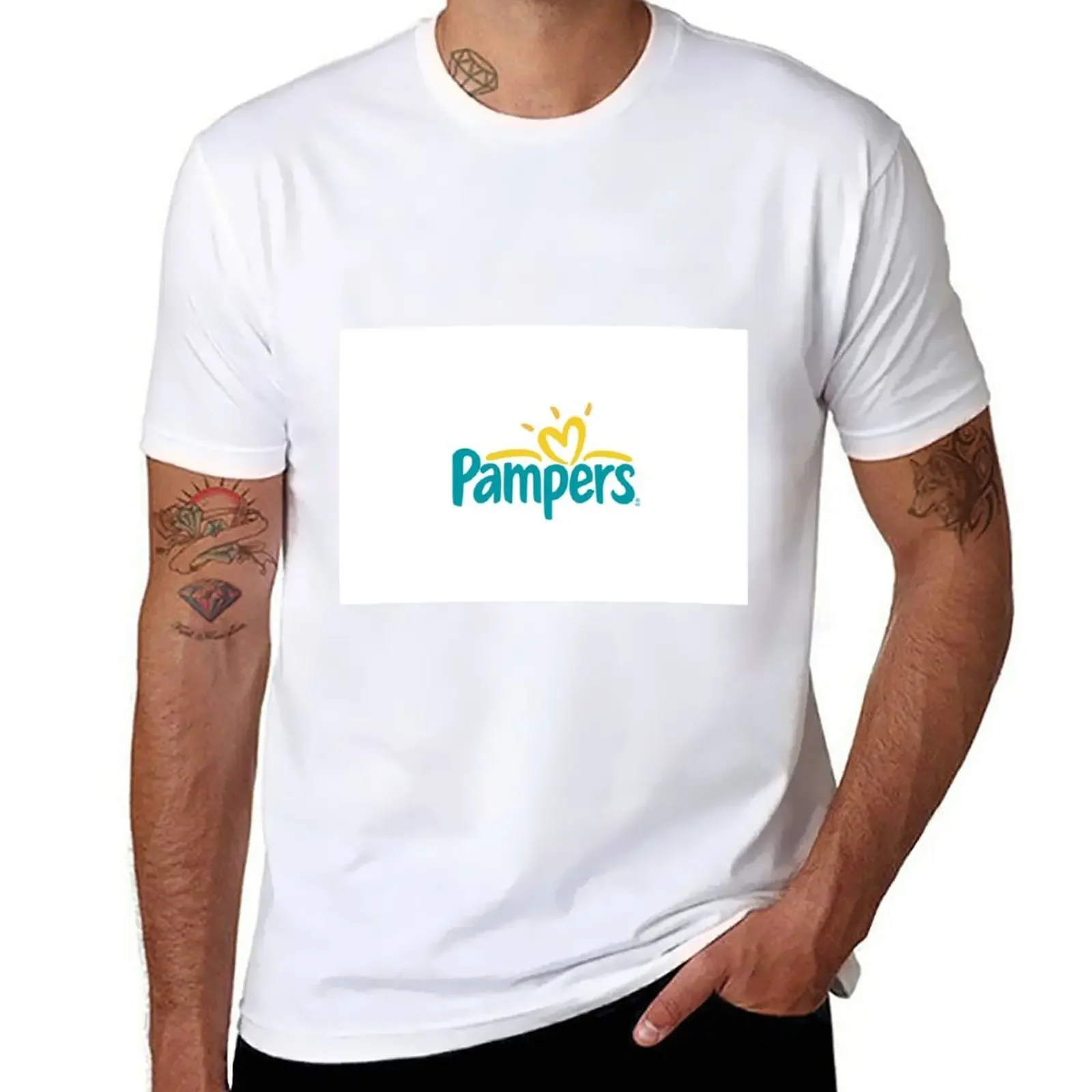 Maglietta Pampers Camicetta Maglietta Da Uomo Pesante