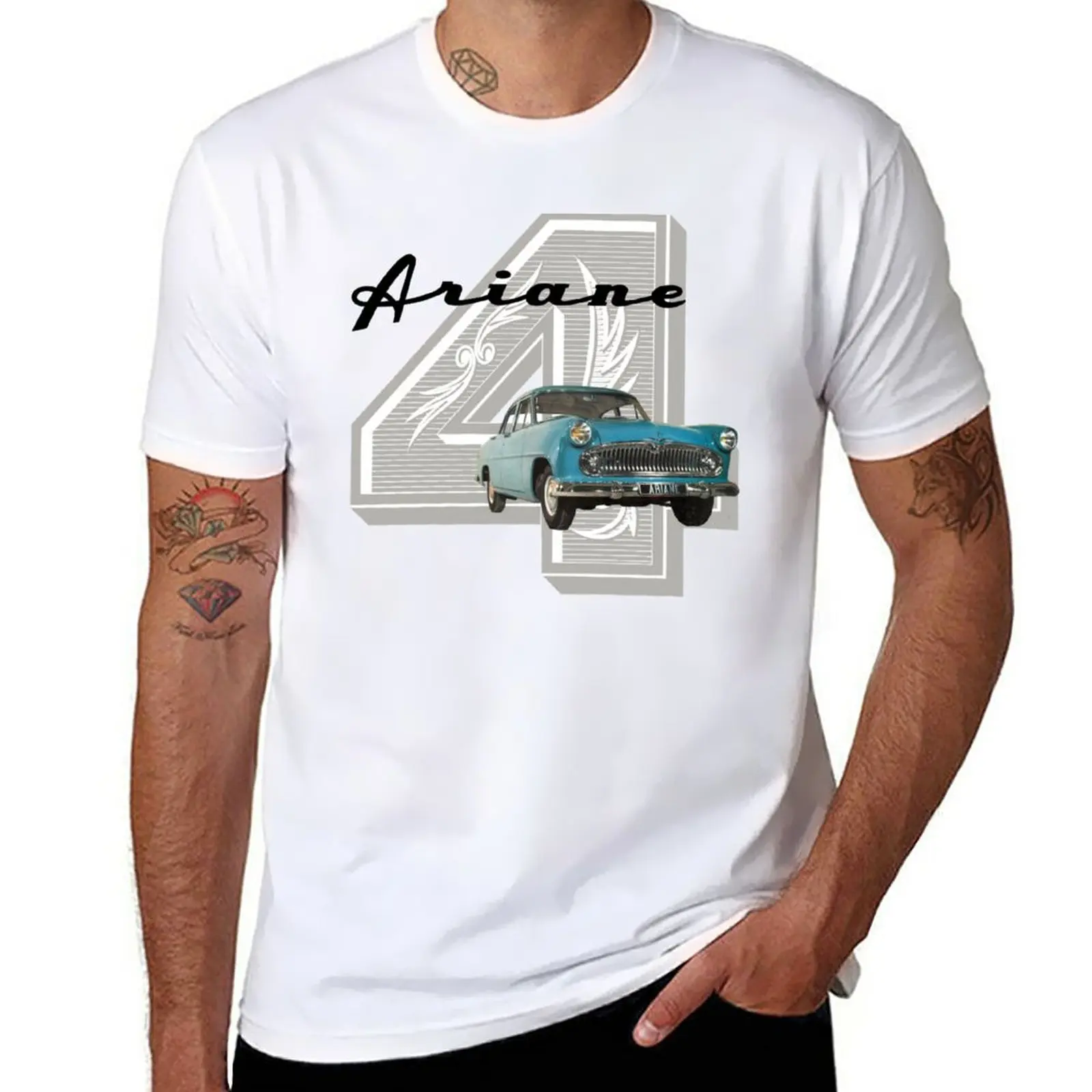 Simca Ariane T-Shirt Camicie Magliette Grafiche Top Abbigliamento Uomo