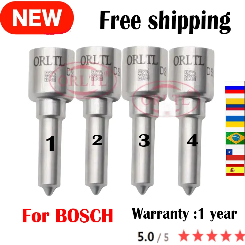 4 Pezzi Dlla150P1373 Per 0445110188 0986435090 Ugello Common Rail 0433171853 Pezzi Di Ricambio Dlla 150P 1373