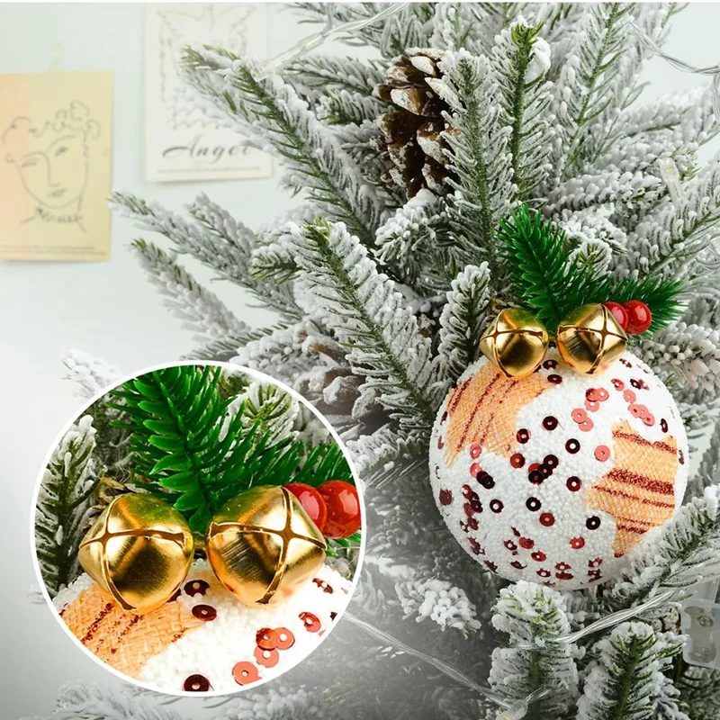 200 Pezzi Jingle Bells, Bells For Crafts 0.6 In Small Jingle Bells Gold Iron Loud Sound Jingle Bells