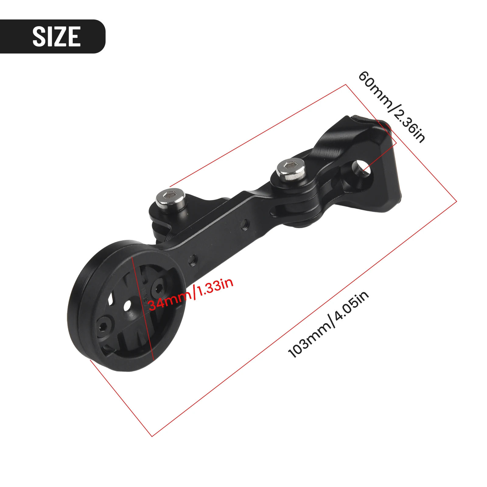 Supporto Per Computer Da Bicicletta Abs Per Garmin Per Trek Madone Slr7/9 Con Basi Viti Chiave 103Mm Accessori Per Ciclismo