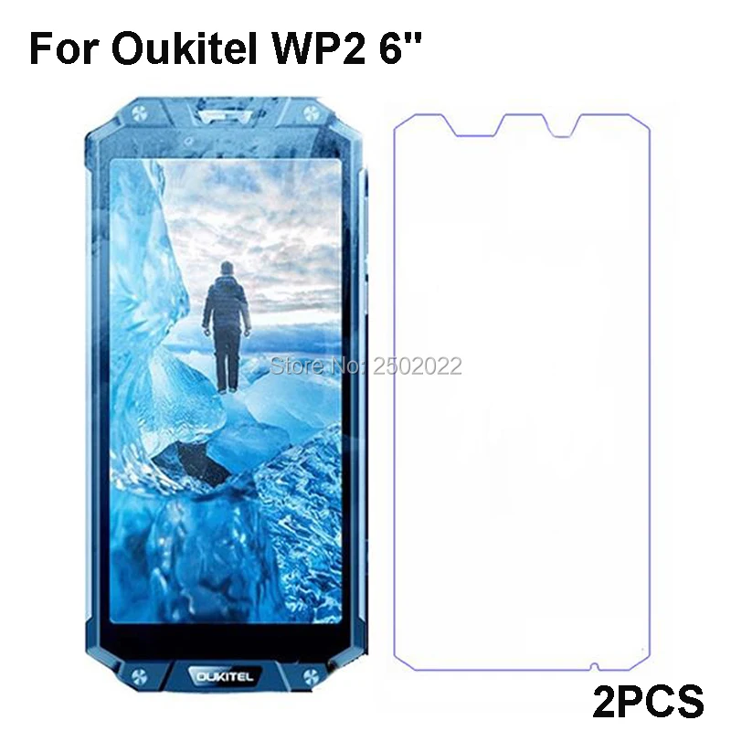 2 Pezzi Di Vetro Temperato Per Oukitel Wp2 Proteggi Schermo Antideflagrante Per Oukitel Wp2 Pellicola Protettiva In Vetro