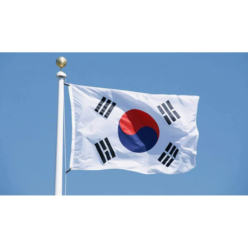 Jimonflag 90X150Cm Bandiera Della Corea Del Sud Banner Tessuti In Poliestere Di Alta Qualità