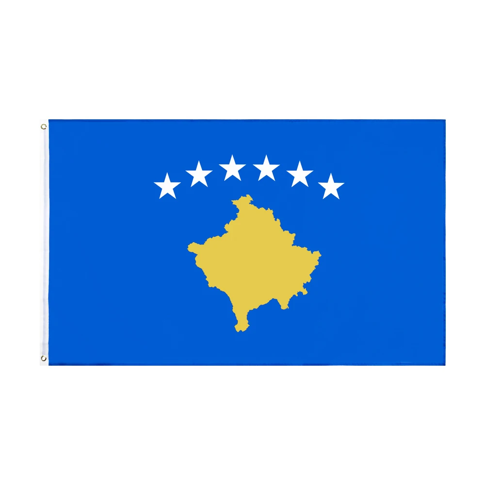 Bandiera Del Kosovo 90X150Cm Per La Decorazione