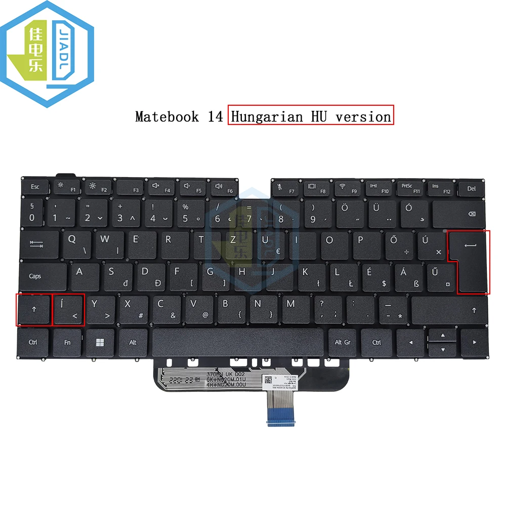 Magicbook 15 Sw Gr Hu Swiss German Ungheria Tastiera Per Laptop Per Huawei Boh-Waq9Hnl Boh-Waq9Hnr Boh-Wap9Hnr Boh-Wah9Hnp Boh-Wae9Hn