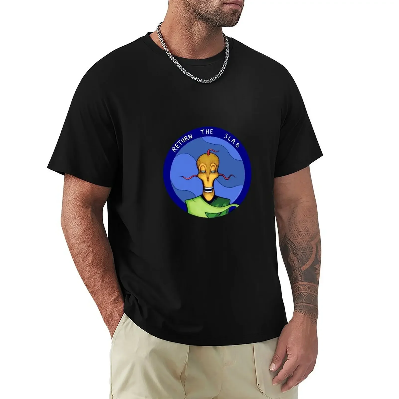 Return The Slab T-Shirt Sweat Abbigliamento Estetico Heavyweights Designer T Shirt Uomo