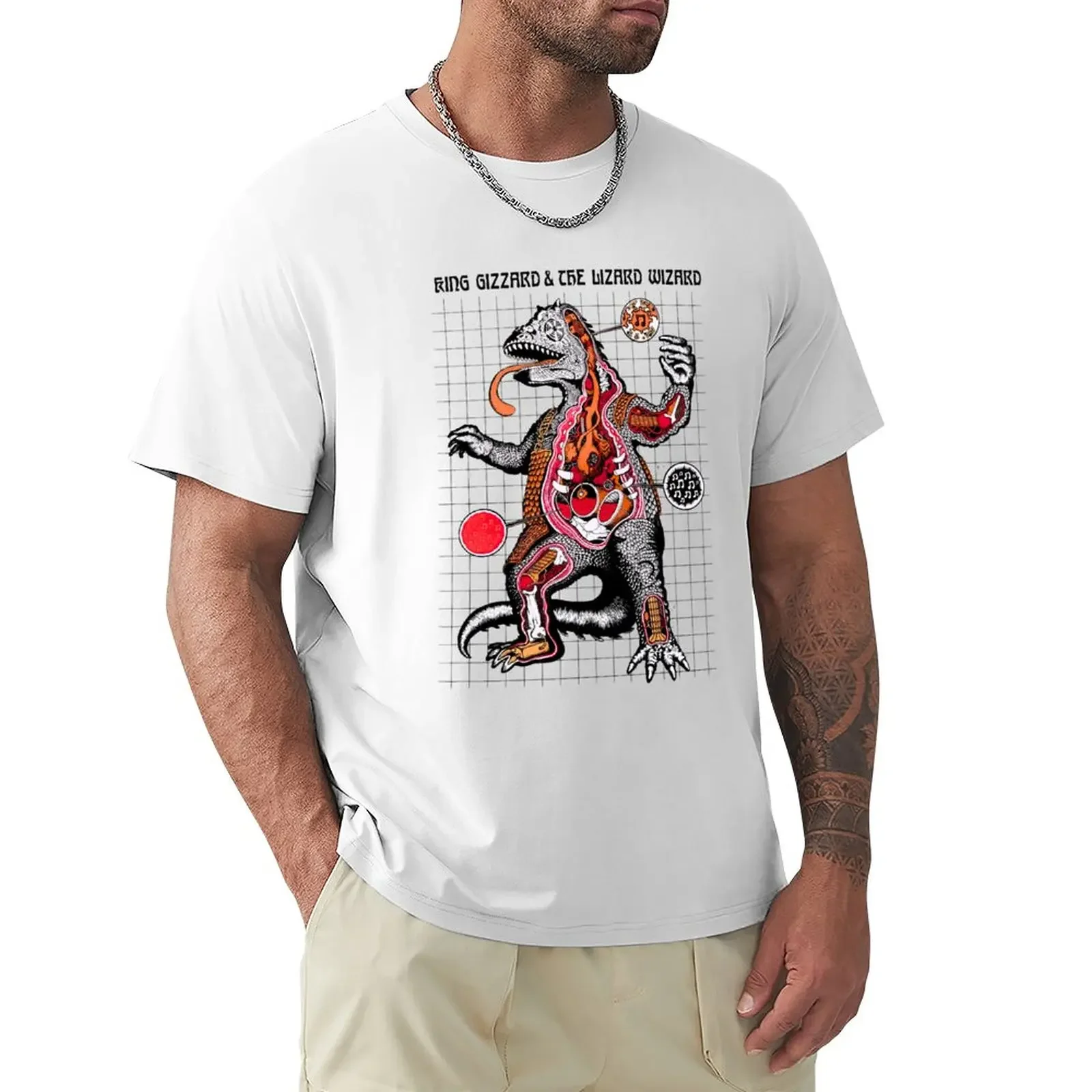 Chunky Shrapnel King Ventriglio E The Lizard Wizard Rock Band T-Shirt Sport Fans Sublime Workout Shirts For Men