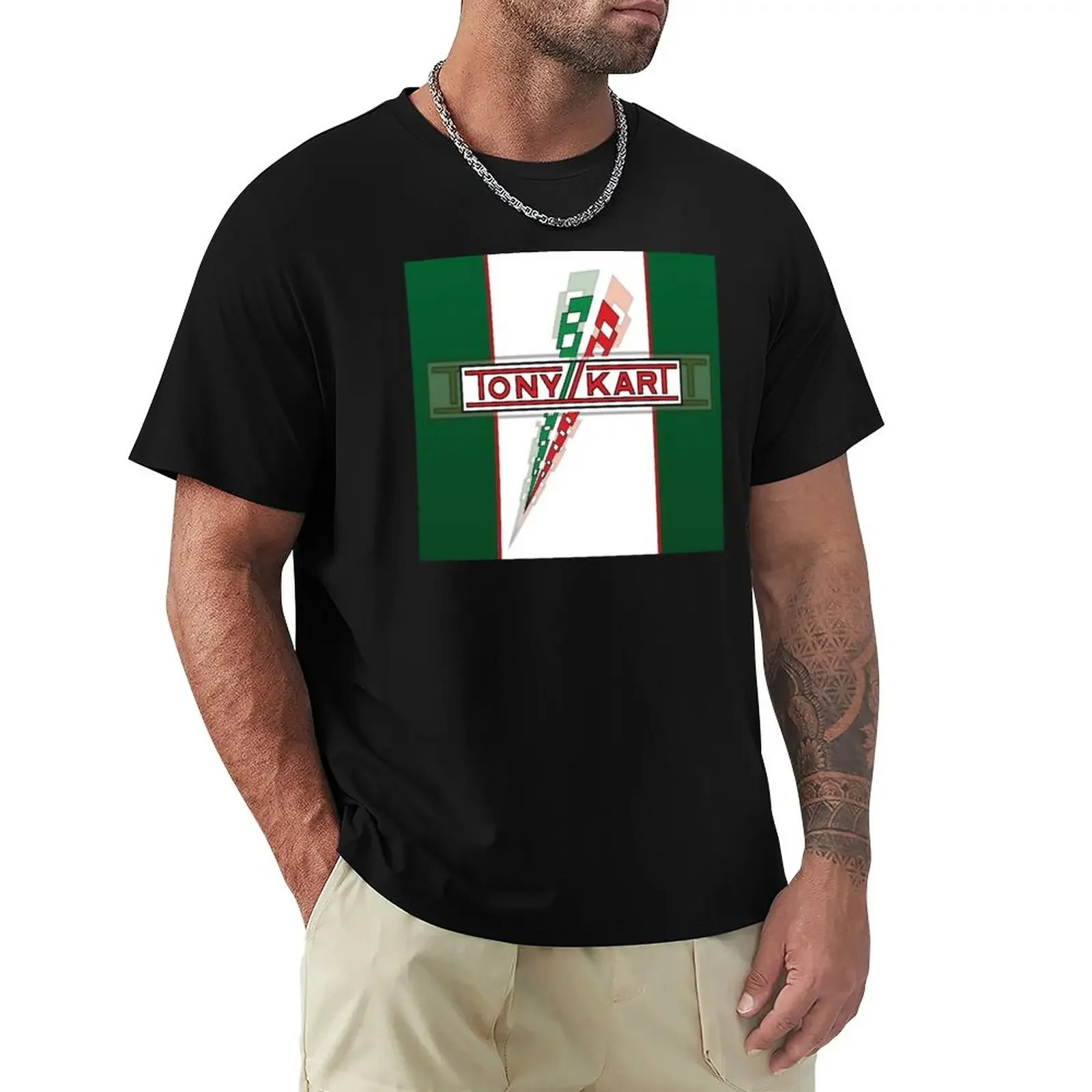 T-Shirt Tony Kart Abbigliamento Anime Top Abbigliamento Uomo