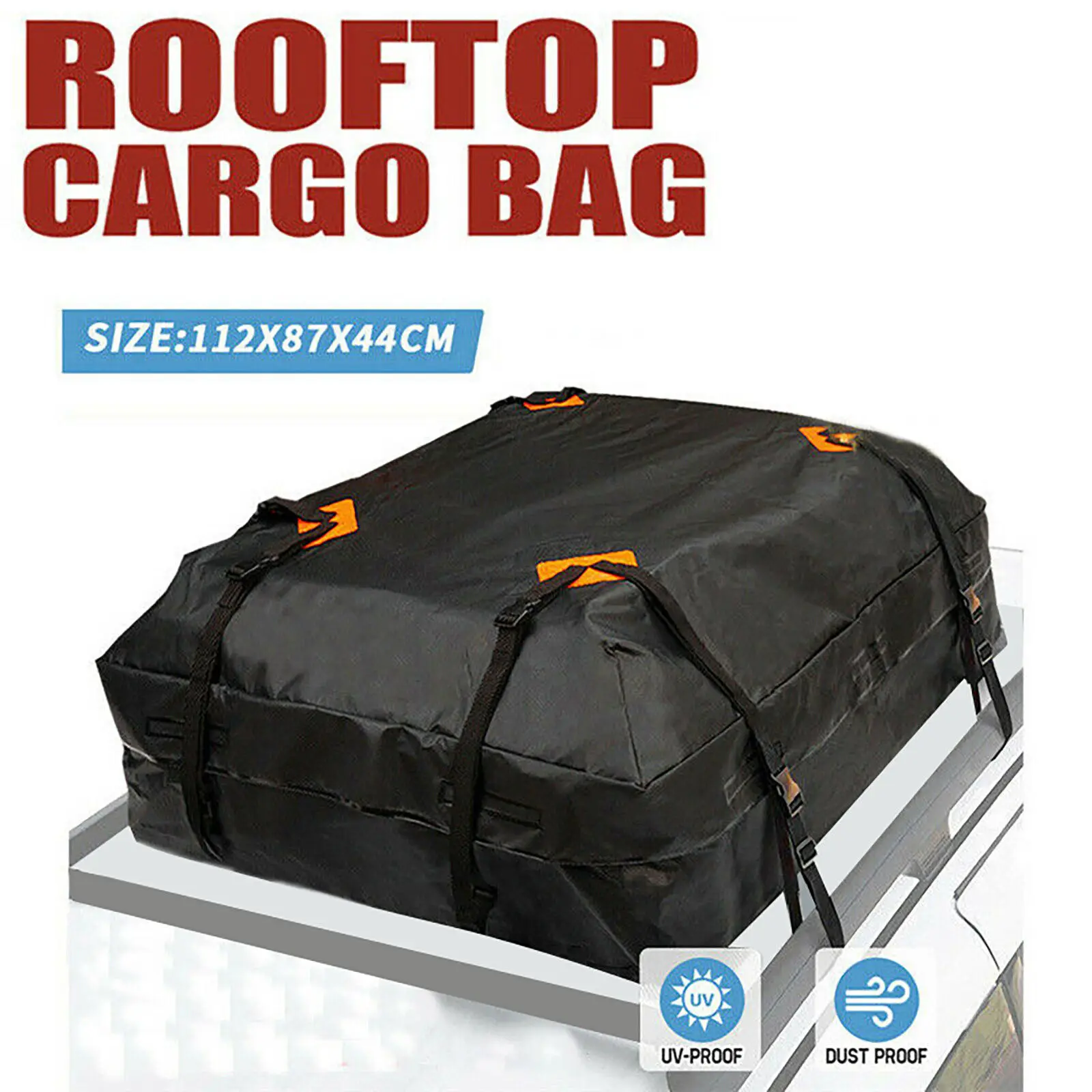 425L Impermeabile Car Roof Top Rack Carrier Cargo Bag Bagagli Storage Cube Bag Tappetino Antiscivolo Da Viaggio 420D/600D Oxford
