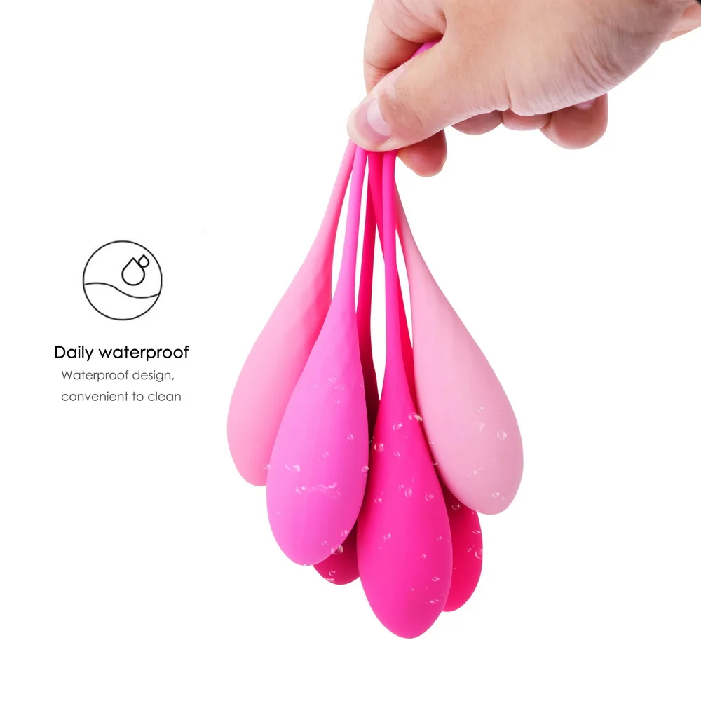 Prodotti Del Sesso Giocattoli Del Sesso Per La Masturbazione Femminile Della Donna 6 Pezzi/Set Vagina Stringere Ben Wa Ball Kegel Ball Vagina Trainer 