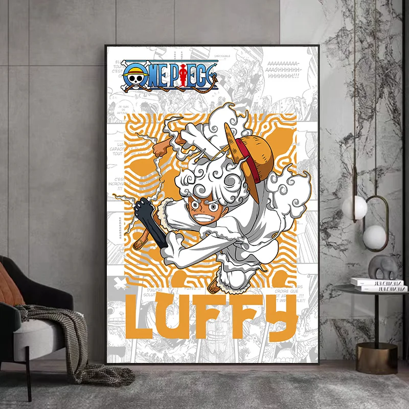 One Piece Canvas Printing Hd Picture Poster Decorativo Rimovibile Soggiorno Art Print No Frame Canvas Wall Decoration Painting