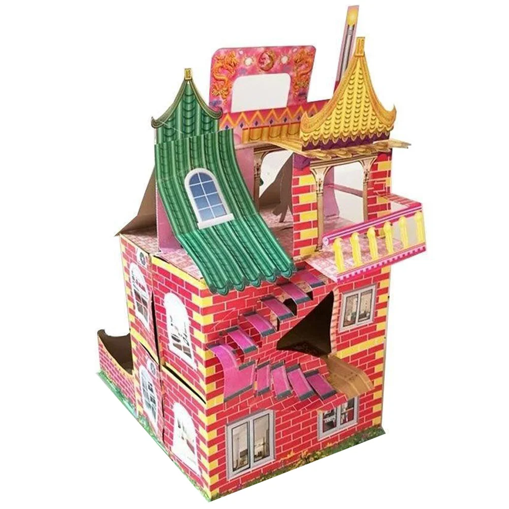 Antenato Burning Paper House Bolivar Currency 1 Milione Villa Di Grande Denominazione
