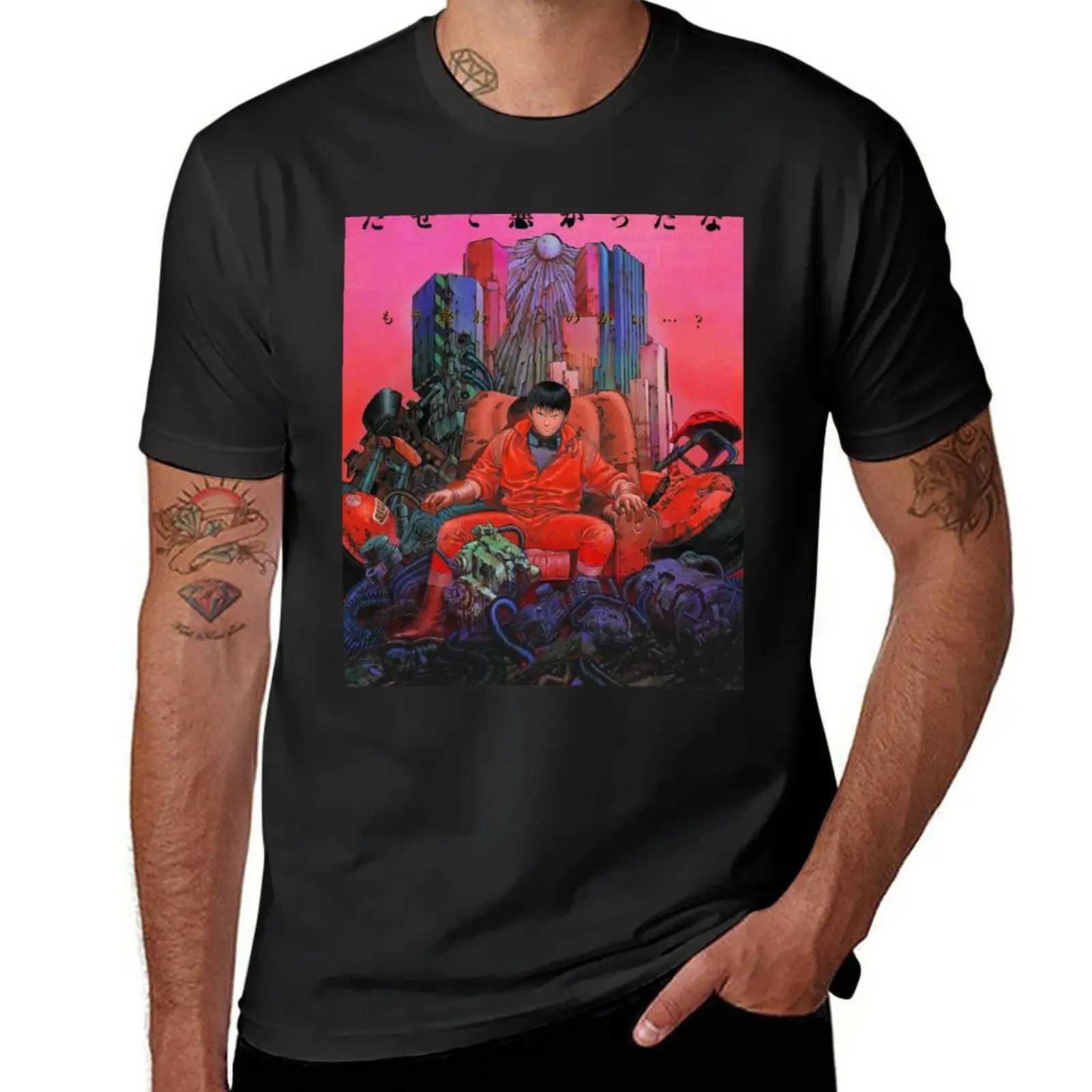 Akira Laserdisc Special Collector Edition T-Shirt Heavyweights Summer Top Magliette Grandi E Alte Per Uomo