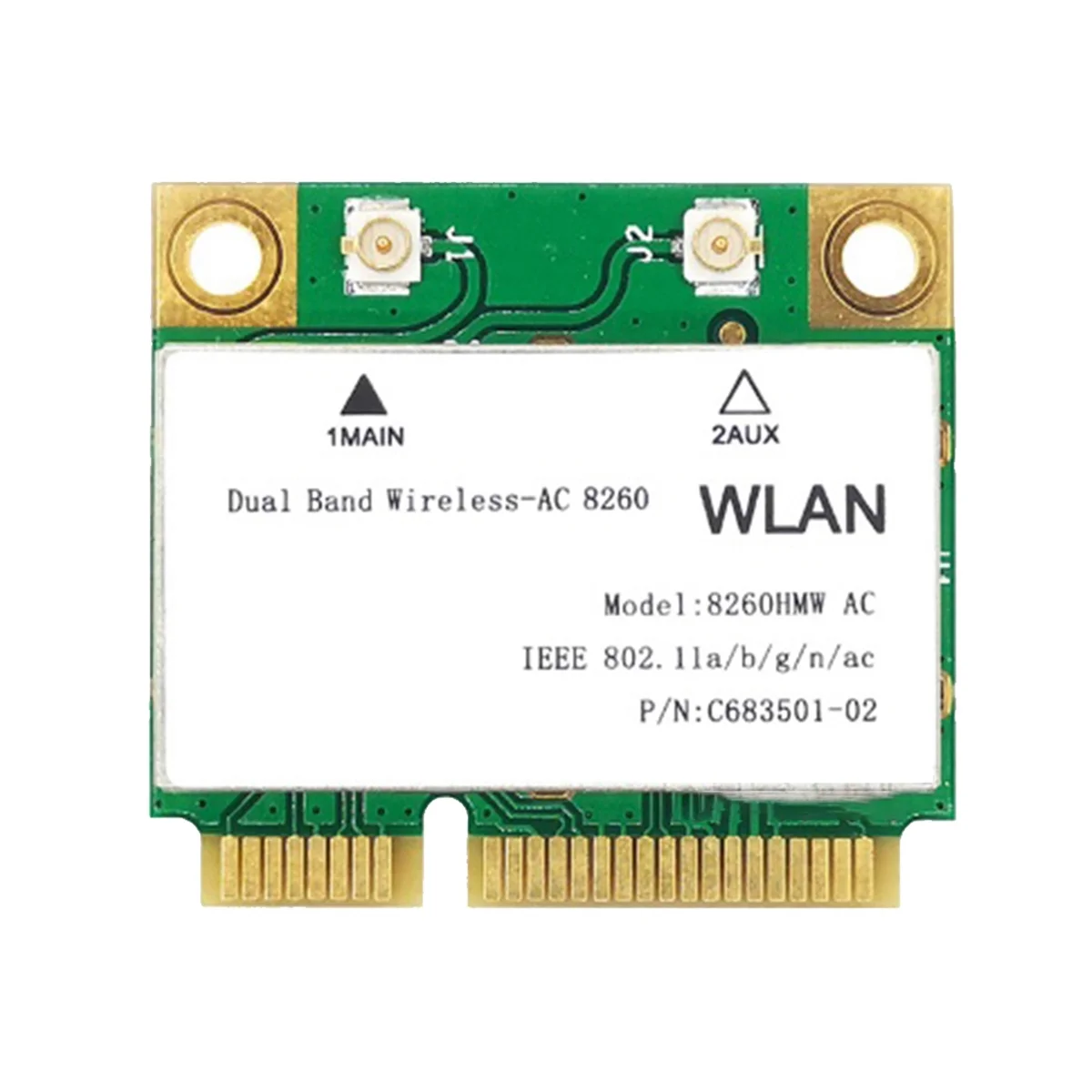 1200M Wifi Wireless Lan Dual Band 2.4G 5Ghz Bluetooth 4.2 Adattatore Lan Wireless Gigabit Per Win7 Win8 Win10 Linux 8260Hmw