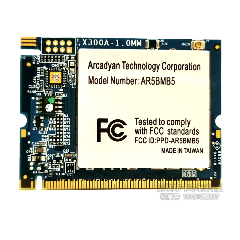 Per Atheros Ar2413A Ar5005G Ar5Bmb5 Mini Pci Wifi Wireless Card 802.11 B/G Scheda Wireless Di Rete