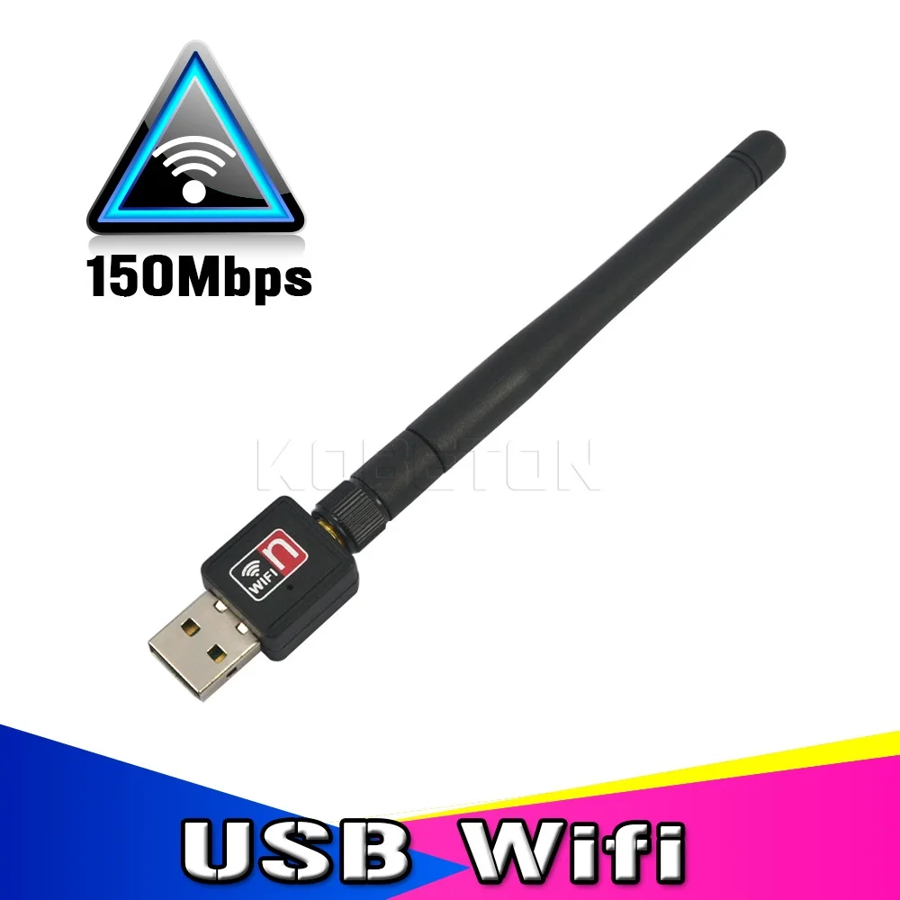 Kebidu Mt7601 150Mbps Pc Wifi Adattatore Usb Wireless Scheda Di Rete Del Computer Del Computer Adattatore Scheda Lan Antenna Per Il Computer Portatile