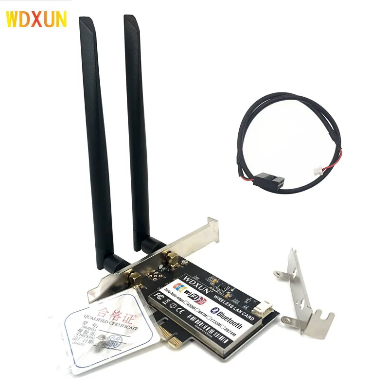 Mini Pci-E Scheda Di Rete Per Desktop Pci-E Convertitore Adattatore Per 7260Hmw Ax200 Wifi Wifi Bluetooth Desktop Wifi Pc Card
