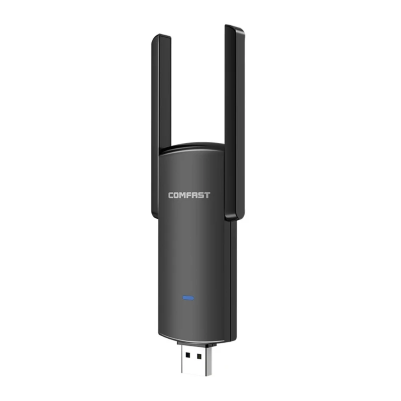 Comfast Cf-924Ac Usb3.0 1300Mbps Dual Band Doppia Antenna Wireless Wifi Adattatore Di Rete-Card Pc Wifi Ricevitore
