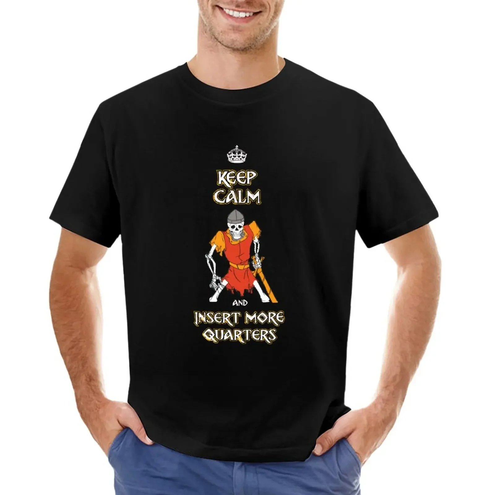 Dragon Lair - Insert Quarter T-Shirt Customs Funnys For A Boy T-Shirt Oversize Da Uomo