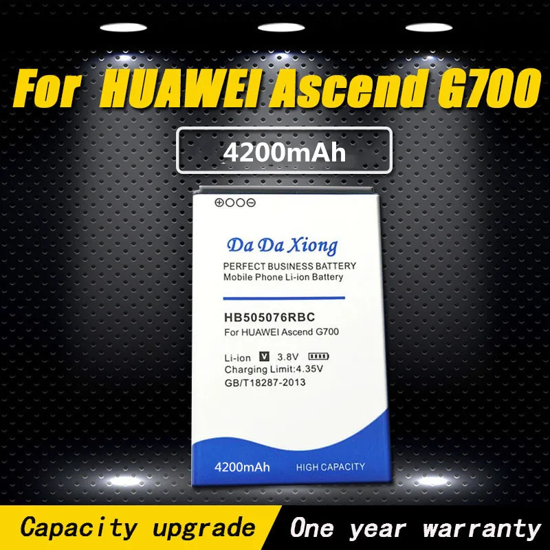 Batteria Del Telefono Di Alta Qualità 4200Mah Per Huawei A199 G700 G710 Y600 C8815 G610T G610 S G716 G606 Bateria