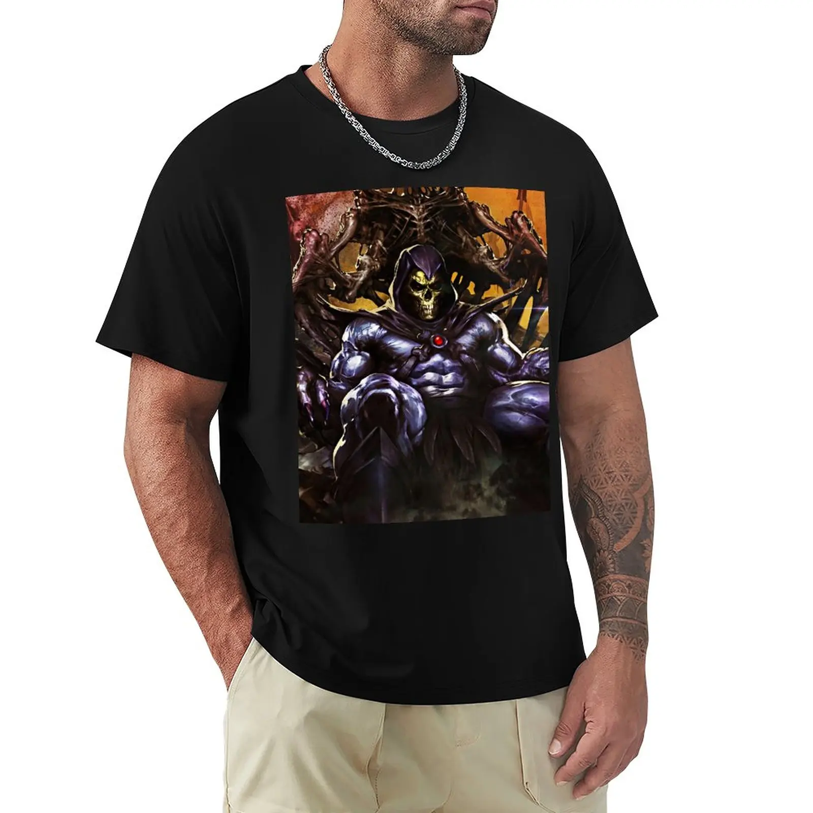 Skeletor T-Shirt Sport Fan T-Shirt Blondie T Shirt Felpe, Uomo