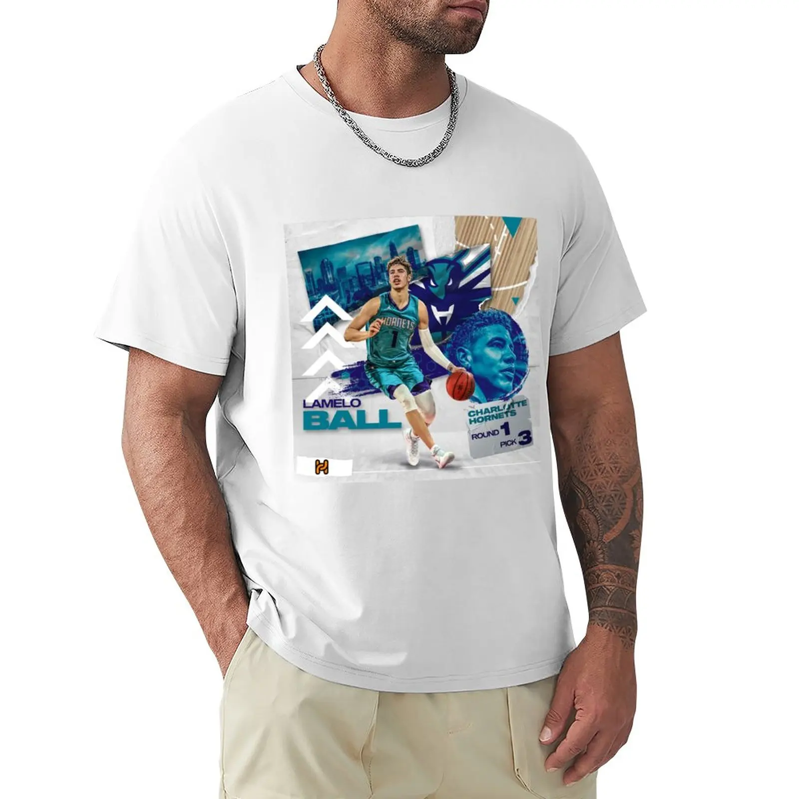 Lamelo Ball Rookie Draft T-Shirt Camicie Graphic Tees Summer Top Anime Workout Shirts For Men