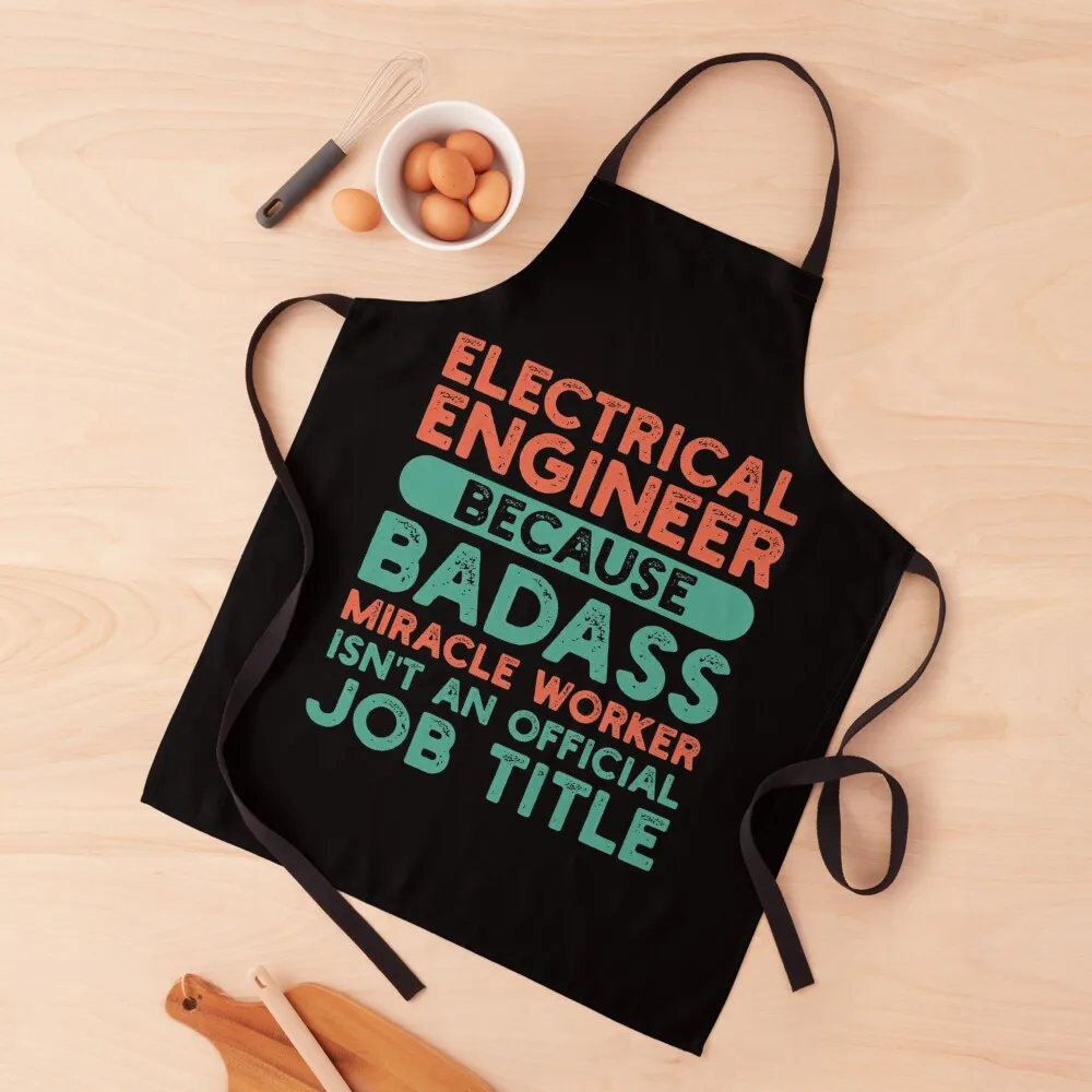 Ingegnere Elettrico Miracle Worker Engineering Brother Funny Engineer Grembiule Christmas Restaurant Kitchen Equipment Grembiule