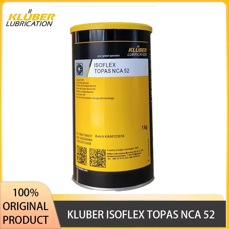 Kluber Topas Nca52 Grasso Per Cuscinetti 1Kg Lubrificanti Industriali L 32 N Per Ingranaggi Per Apparecchiature Di Automazione Del Trasportatore